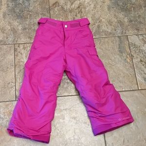 Girls Columbia Snowpants XXS